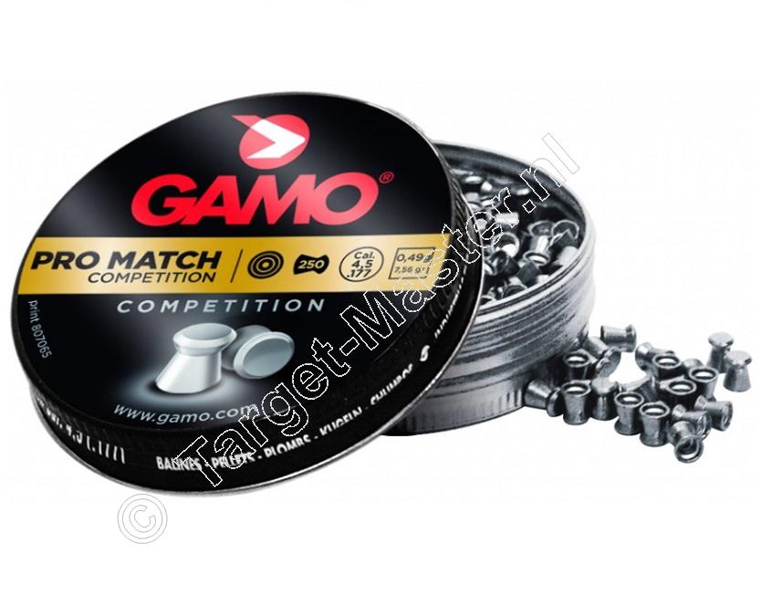Gamo Pro Match 5.50mm Luchtdruk Kogeltjes blikje 250